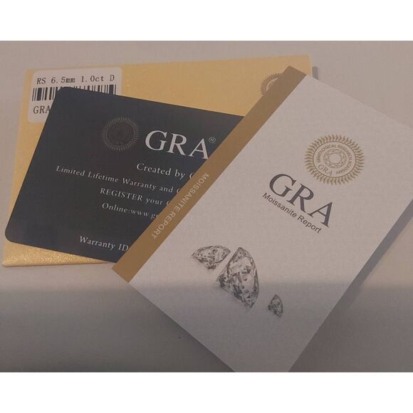 CERTIFIED Genuine Moissanite Diamond 2Ct. Round & Channel Wrap Stud Earrings - Picture 5 of 8